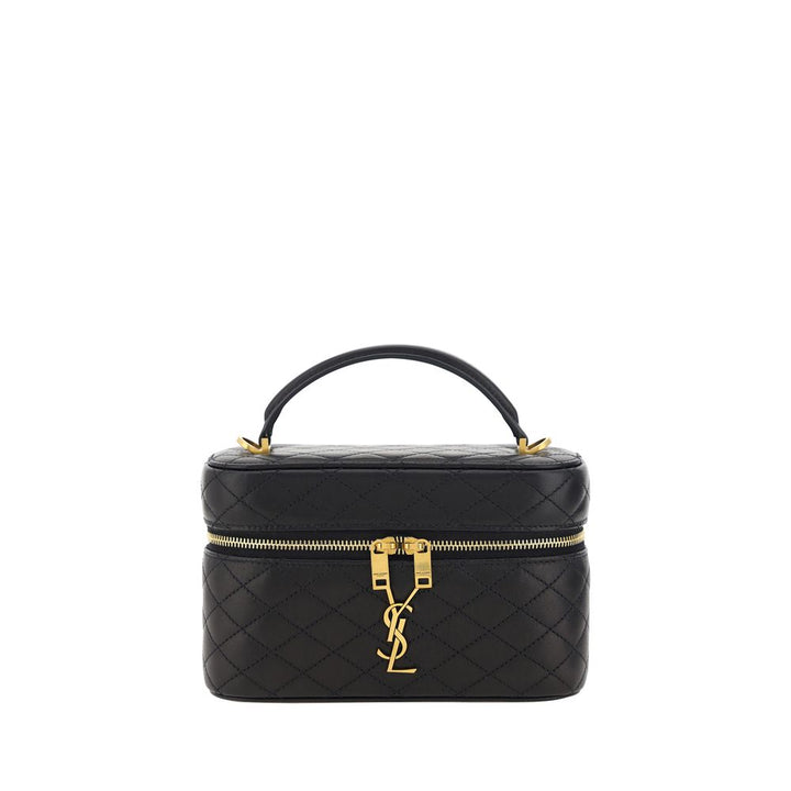 Saint Laurent Black Lamb Ovis Aries Aries Shoulder Bag