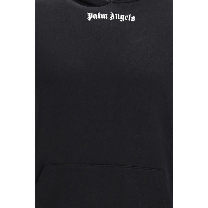 Palm Angels Black Cotton Sweatshirt