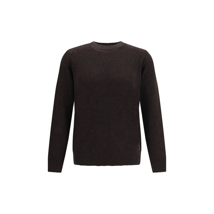 Brooksfield Brown Wool Oves Aries Sweatshirt