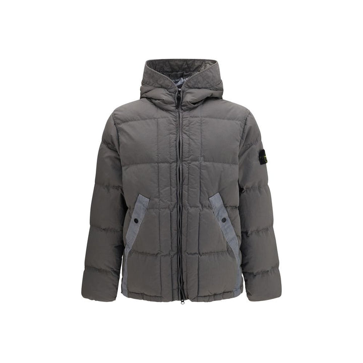 Stone Island Bicolor Polyamide Full-Length Jacket