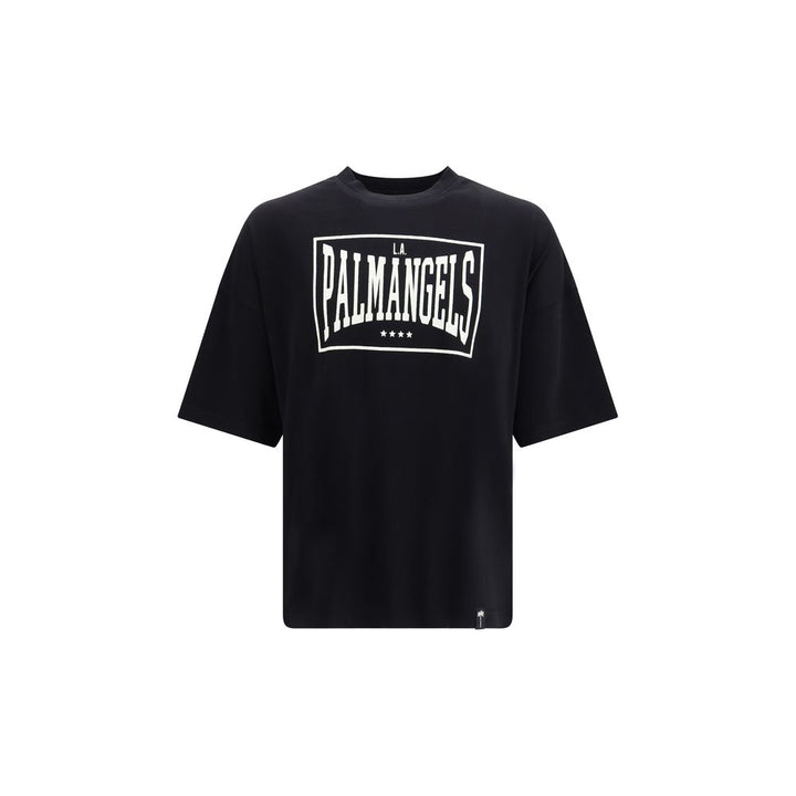 Palm Angels Black Cotton T-Shirt
