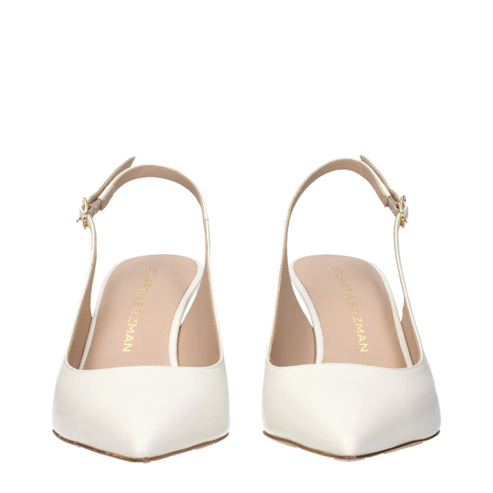 Stuart Weitzman Beige Leather High Heel Pumps