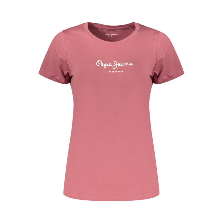 Pepe Jeans Pink Cotton Women's T-Shirt