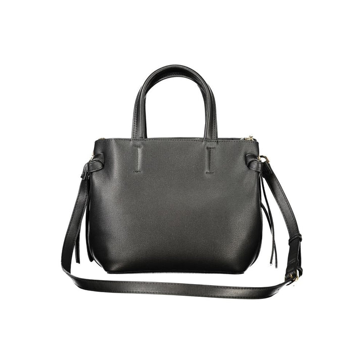 Mario Valentino Black Polyurethane Women's Bag