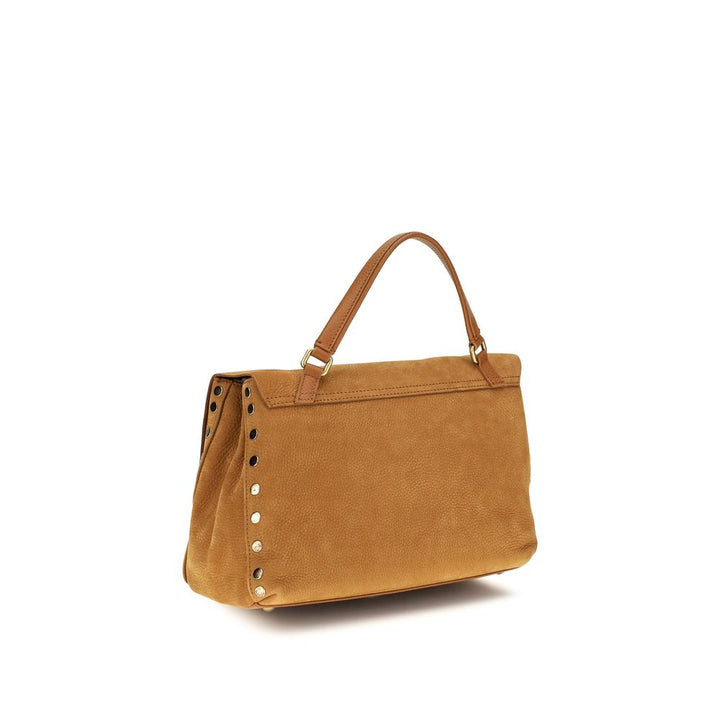 Zanellato Beige Suede Leather Shoulder Bag