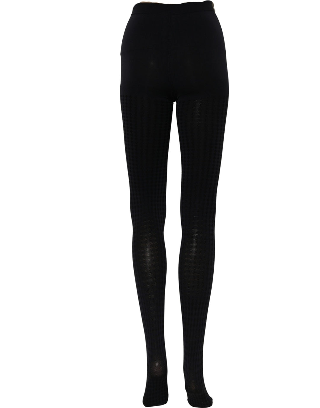 Dolce & Gabbana Black Nylon Tights Stocking Pantyhose Socks