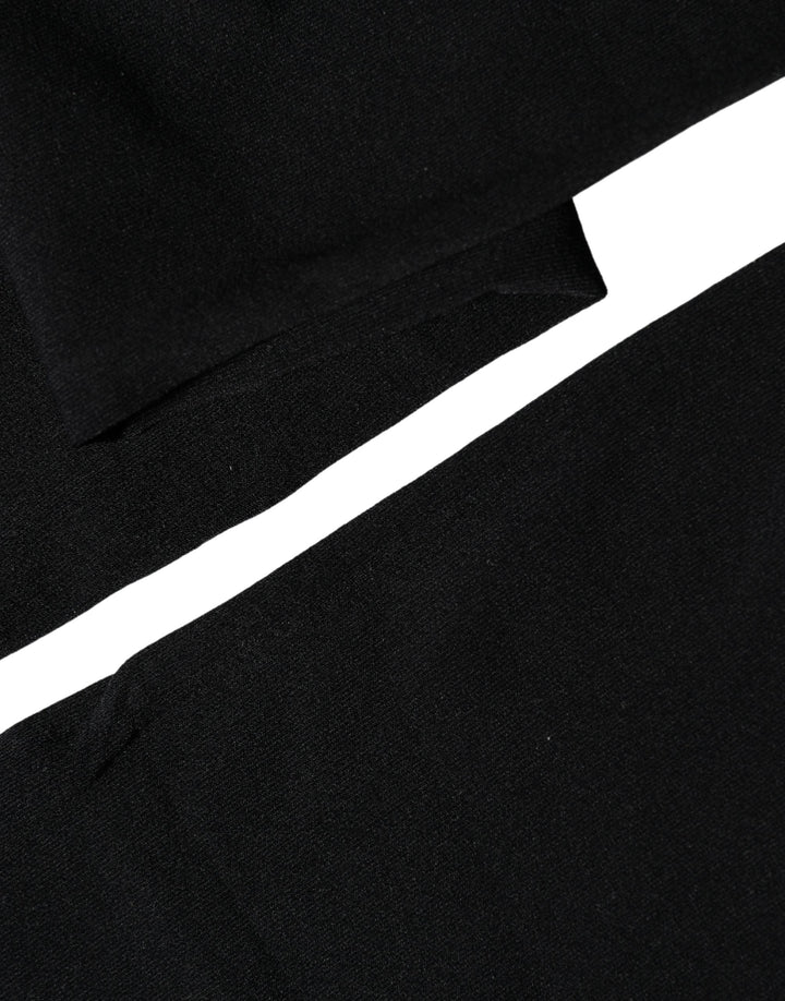 Dolce & Gabbana Black 100% Nylon Thigh High Stockings Socks