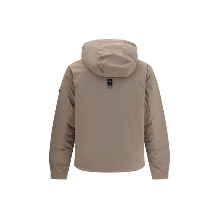 Moose Knuckles Beige Nylon Full-Length Jacket