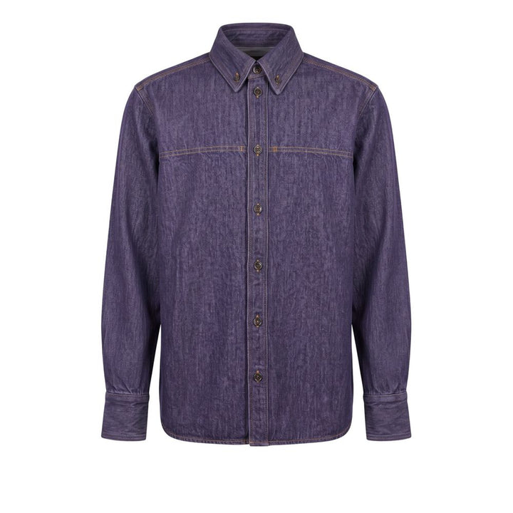 Trussardi Jeans Purple Cotton Men's Jacket