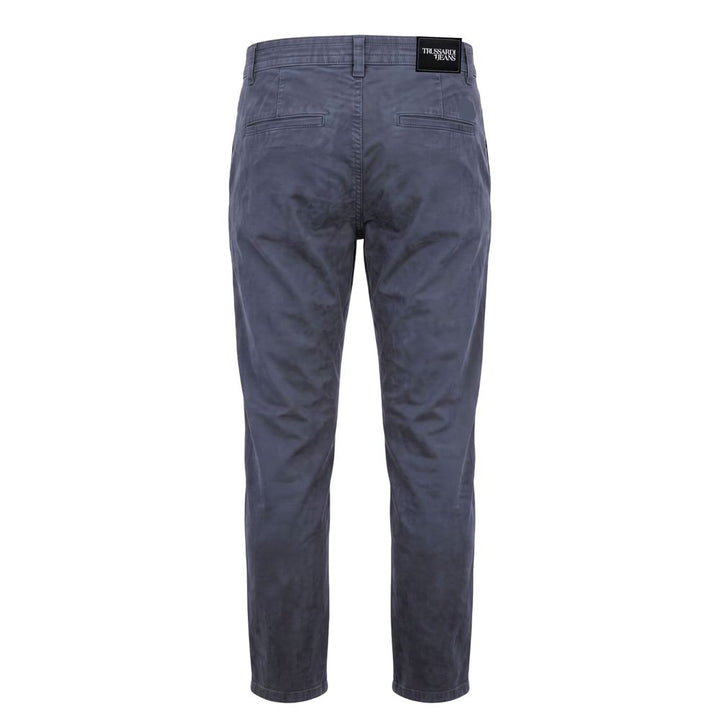 Trussardi Jeans Blue Cotton Men Pant