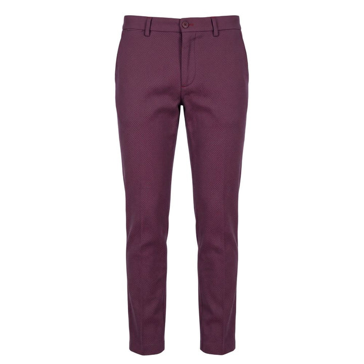 Trussardi Jeans Red Cotton Men Pants