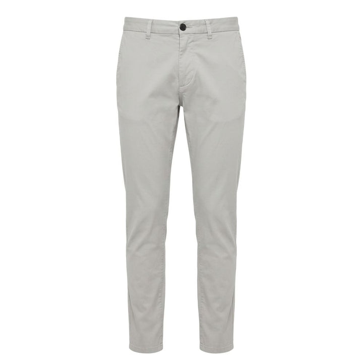 Trussardi Jeans Grey Cotton Men Pants
