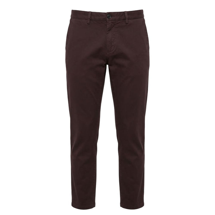 Trussardi Jeans Brown Cotton Men's Pants
