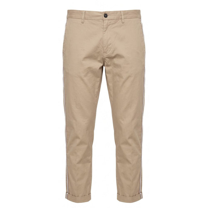 Trussardi Jeans Beige Cotton Men Pants