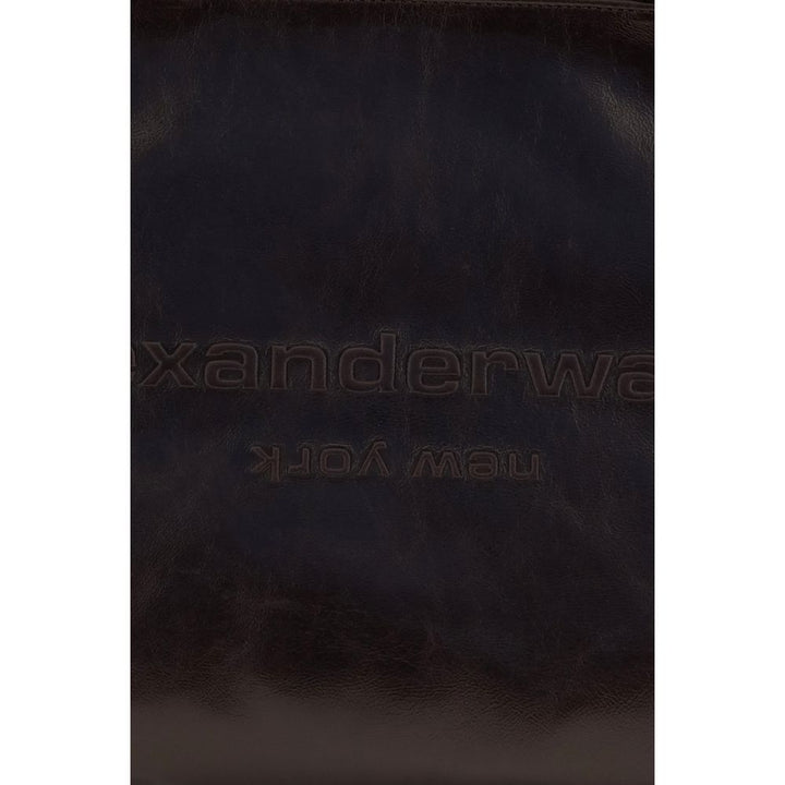 Alexander Wang Brown Calf Leather Bos Taurus Shoulder Bag