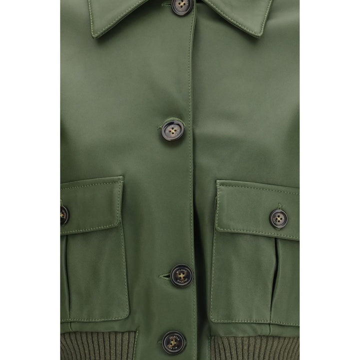 Valstar Bicolor Leather Leather Jacket