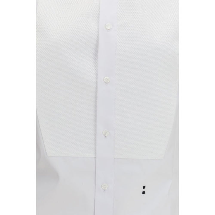 Fendi White Cotton Dress Shirt