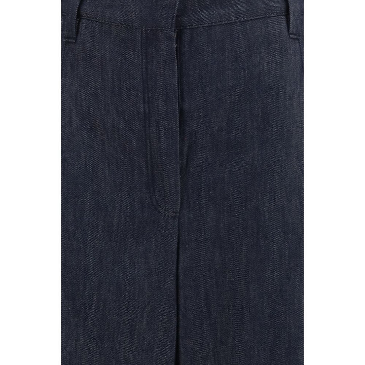 Brunello Cucinelli Blue Cotton Jeans Denim