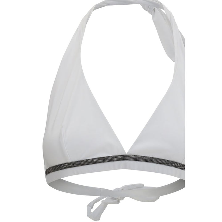 Brunello Cucinelli White Polyamide Bikini