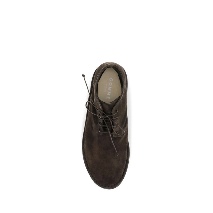 Marsell Brown Suede Leather Lace-Up Boots