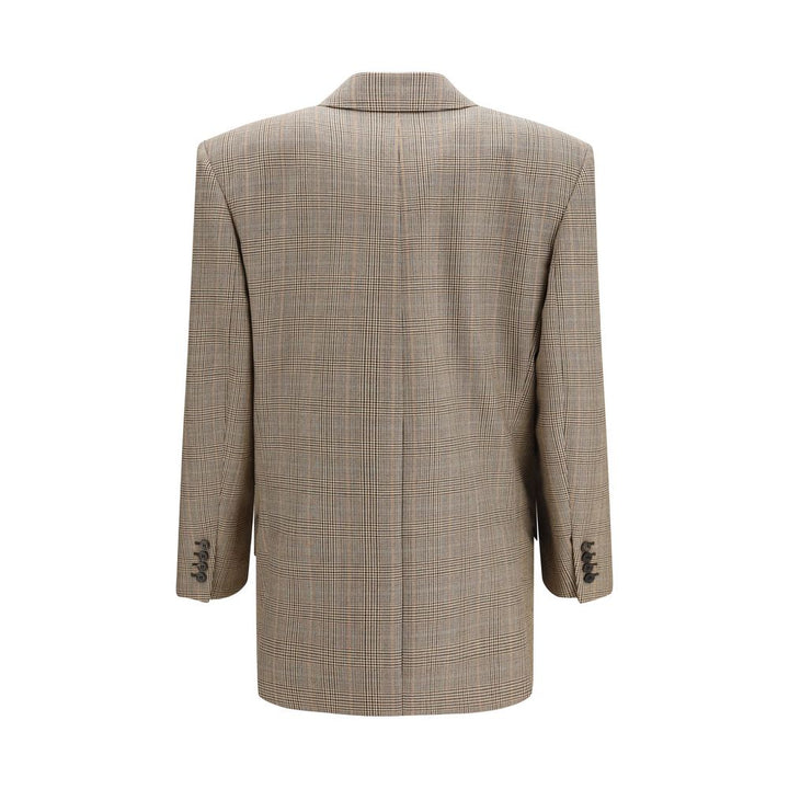 Saint Laurent Beige Wool Oves Aries Blazer