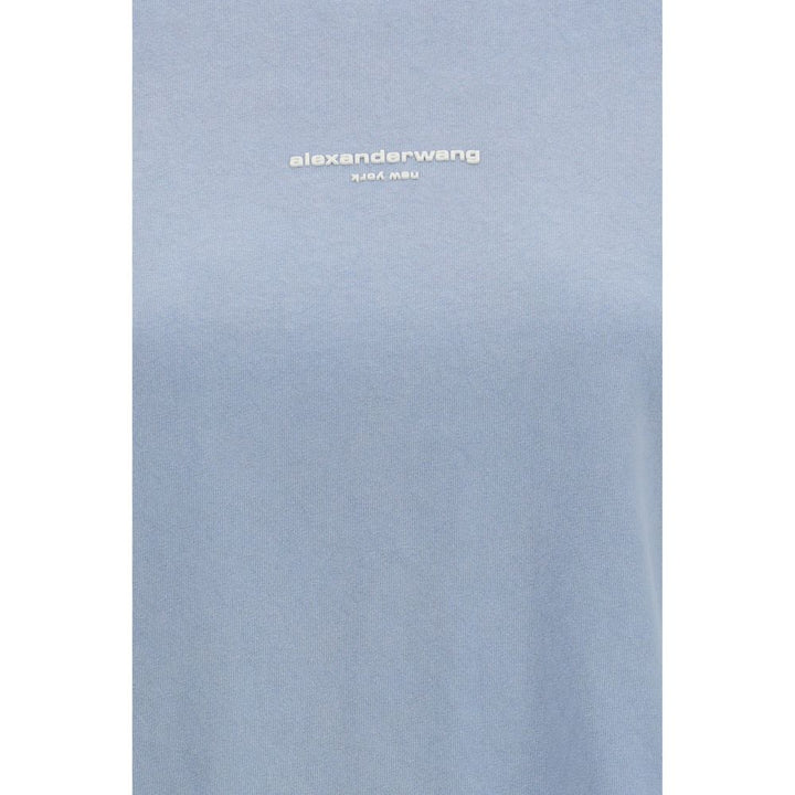 Alexander Wang Blue Cotton T-Shirt
