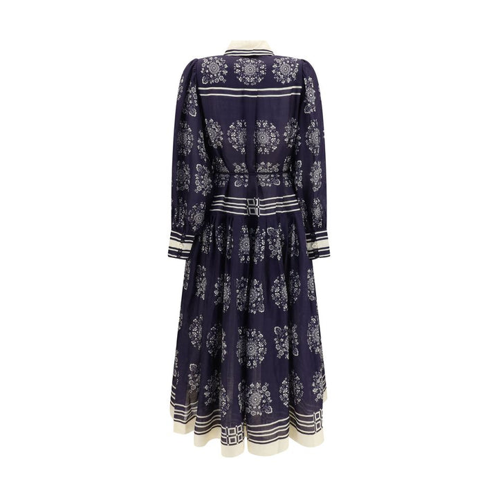 Alemais Blue Ramie Casual Dress