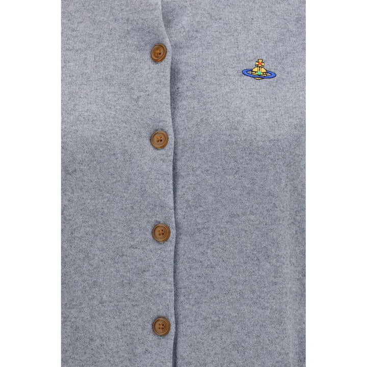 Vivienne Westwood Gray Cotton Cardigan