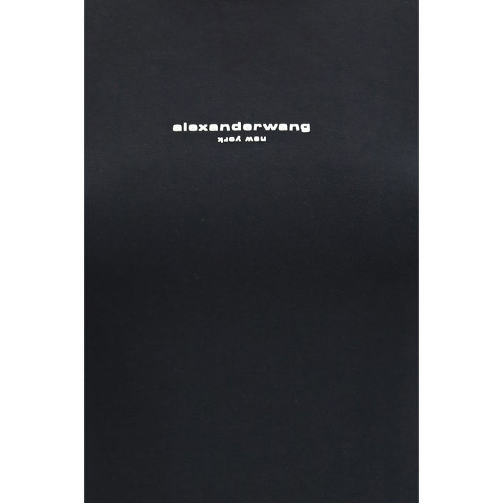 Alexander Wang Black Cotton Long Sleeve T-Shirt