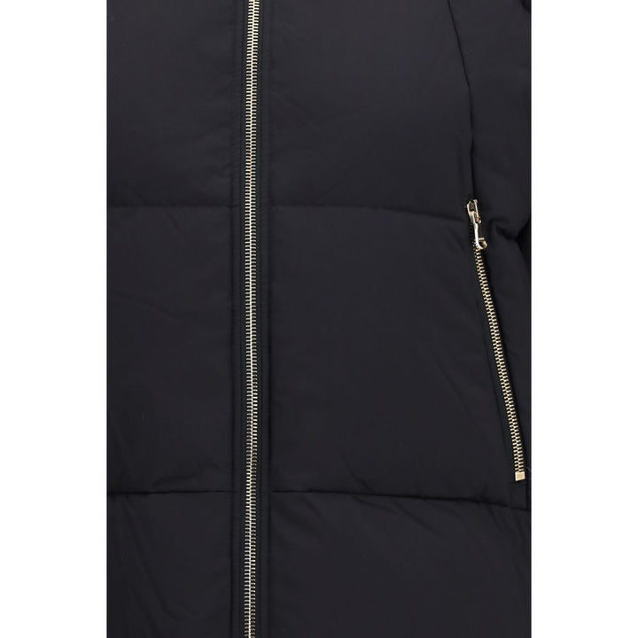 Tatras Black Nylon Full-Length Jacket