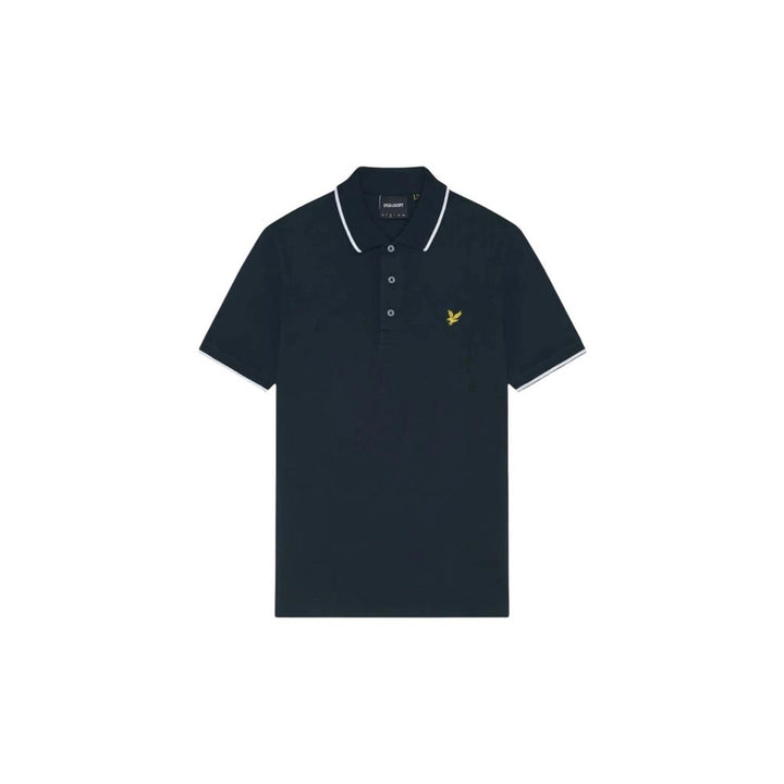 Lyle & Scott Blue Cotton Polo Shirt