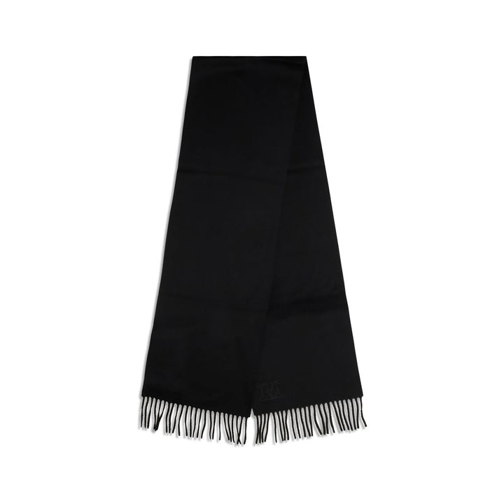 Max Mara Black Cashmere Scarf