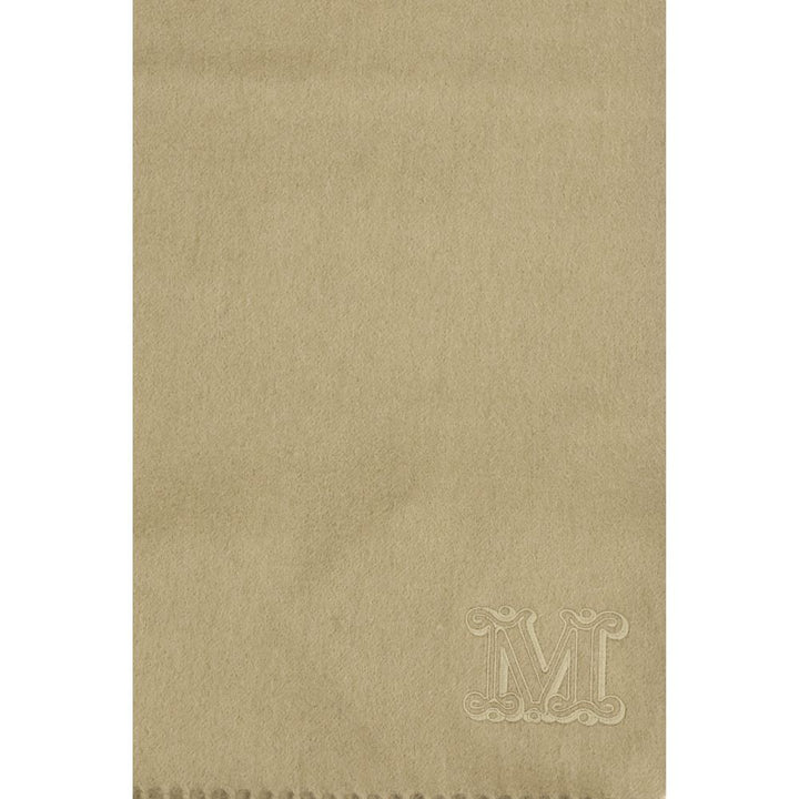 Max Mara Beige Cashmere Scarf