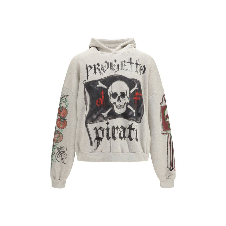 PDF Channel Gray Cotton Sweatshirt