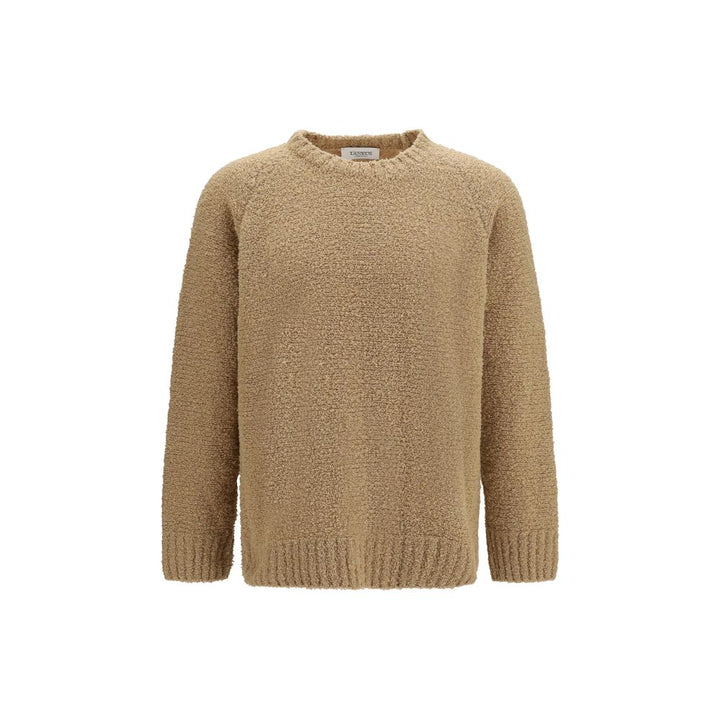Laneus Beige Wool Oves Aries Sweatshirt