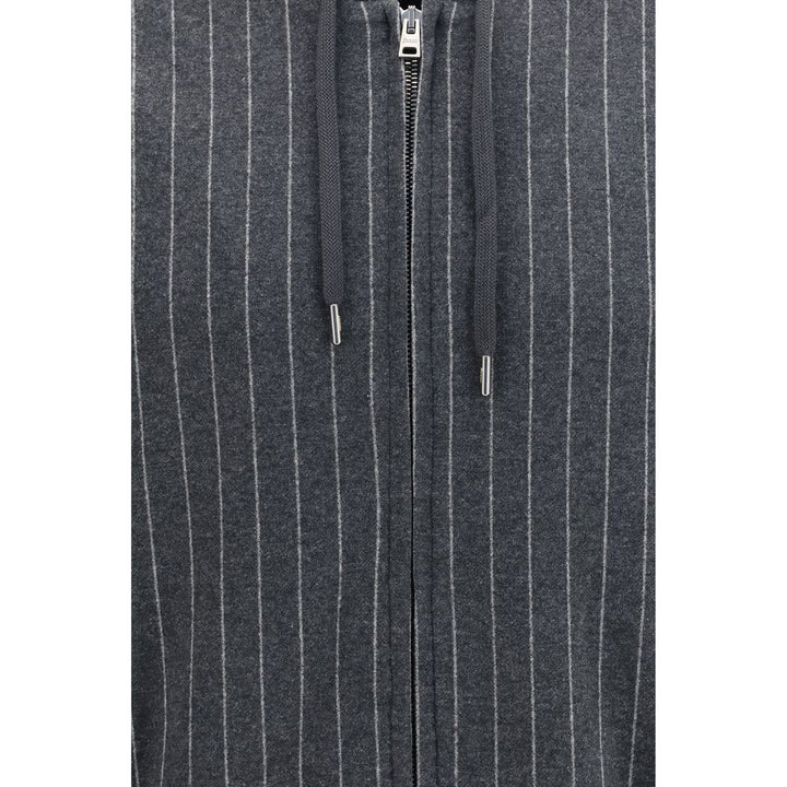 Herno Gray Cotton Sweatshirt