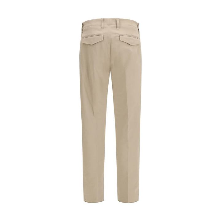 Lardini Beige Cotton Casual Pants