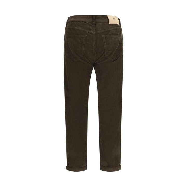 PT Torino Brown Cotton Casual Pants