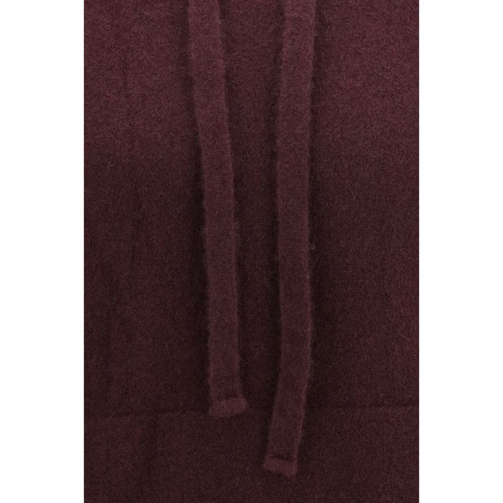Laneus Bordeaux Cashmere Hoodie