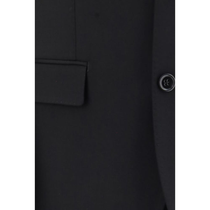 Dolce & Gabbana Black Wool Oves Aries Two-Piece Suit