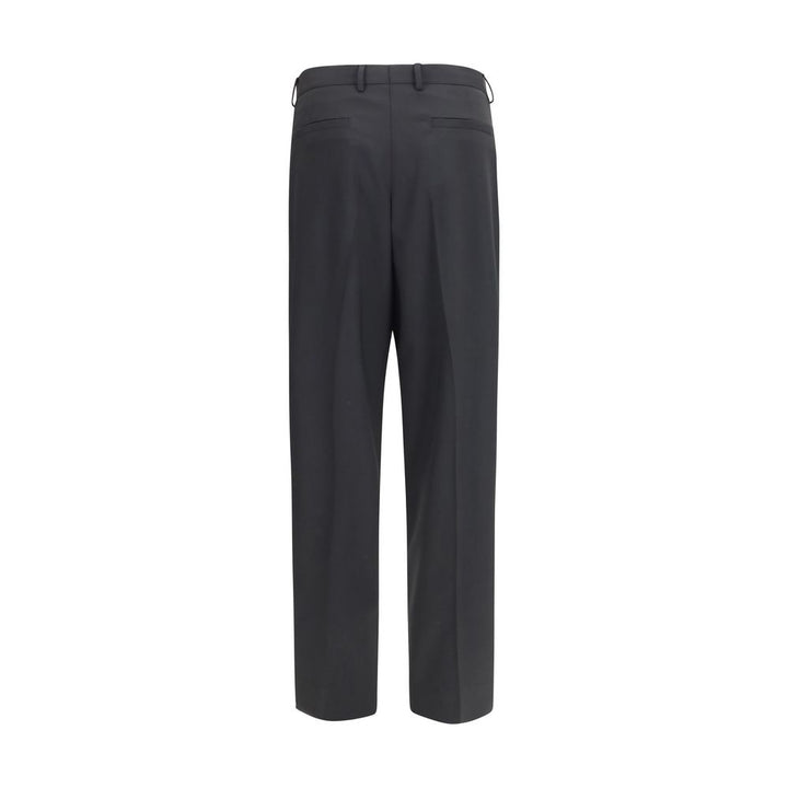 Dolce & Gabbana Black Wool Oves Aries Dress Pants