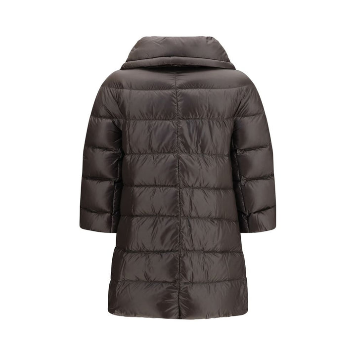 Herno Gray Polyester Full-Length Jacket