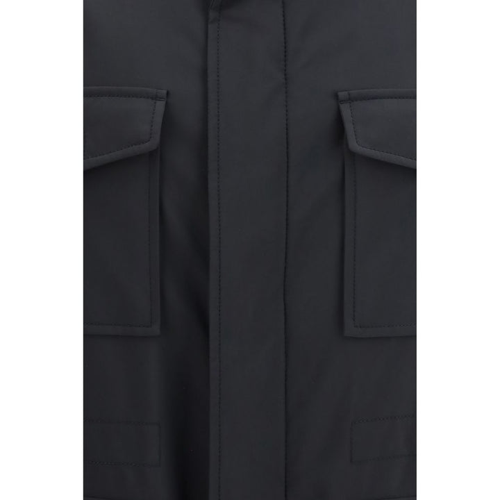 Brioni Blue Wool Oves Aries Full-Length Jacket