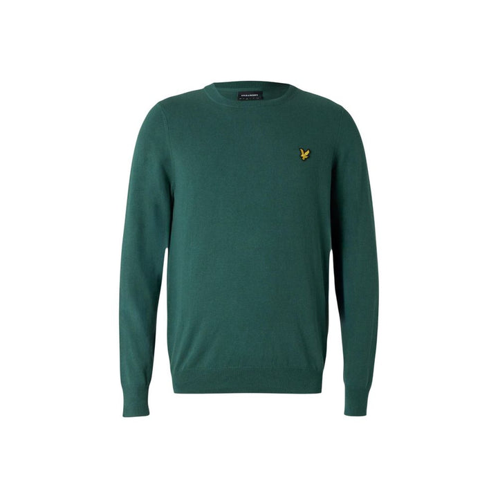 Lyle & Scott Green Cotton Sweater