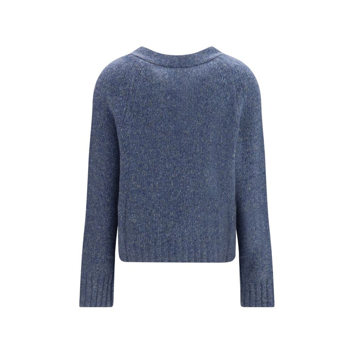 Allude Blue Cashmere Cardigan