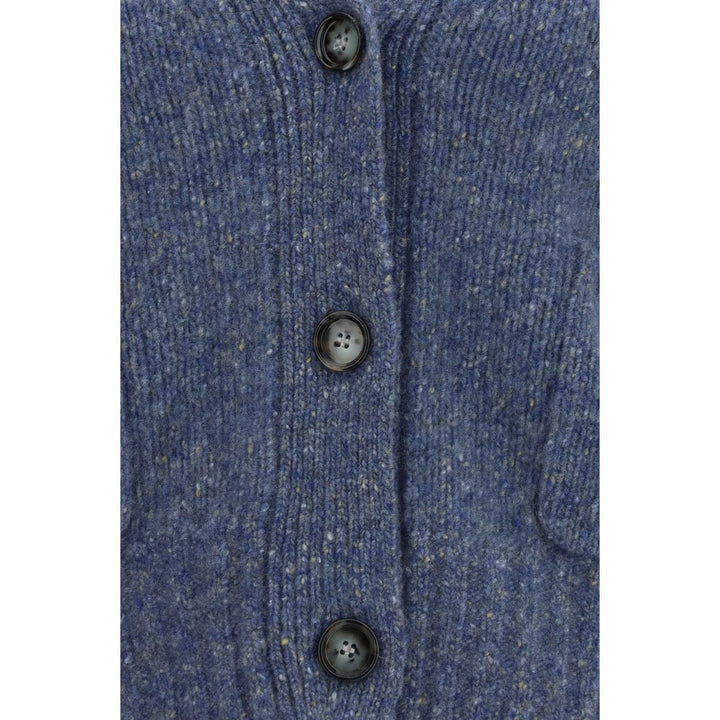Allude Blue Cashmere Cardigan