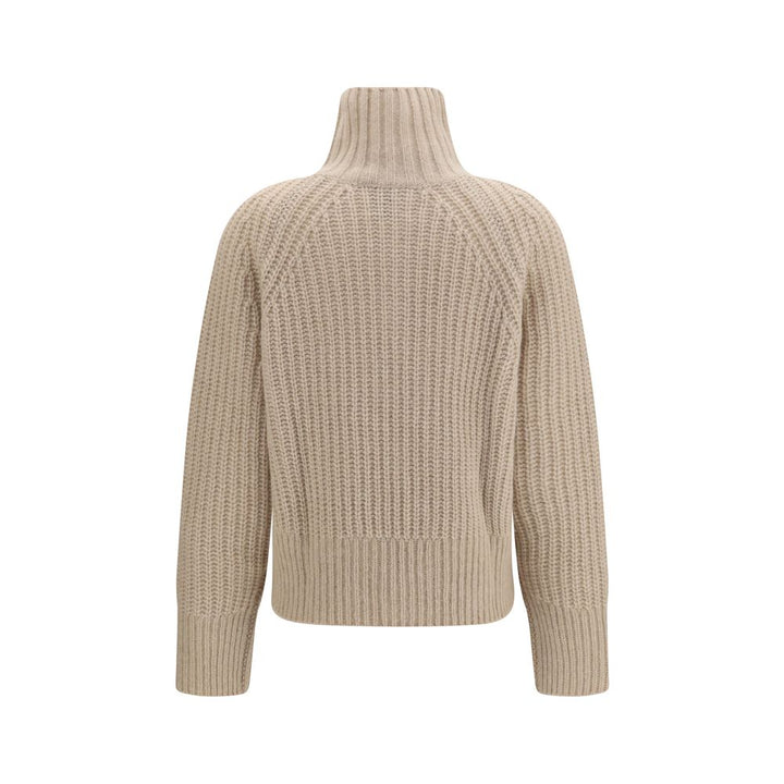 Allude Beige Cashmere Sweater