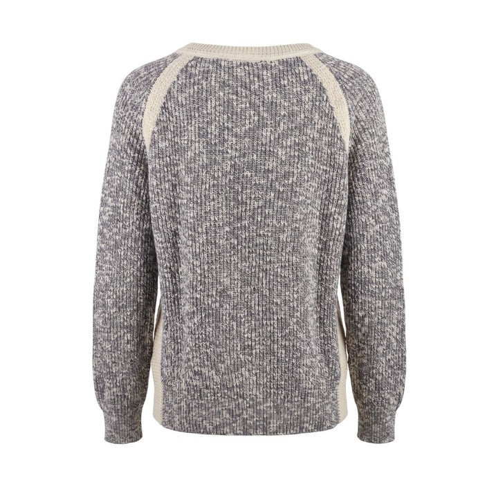 Trussardi Jeans Grey Cotton Women's Sweater