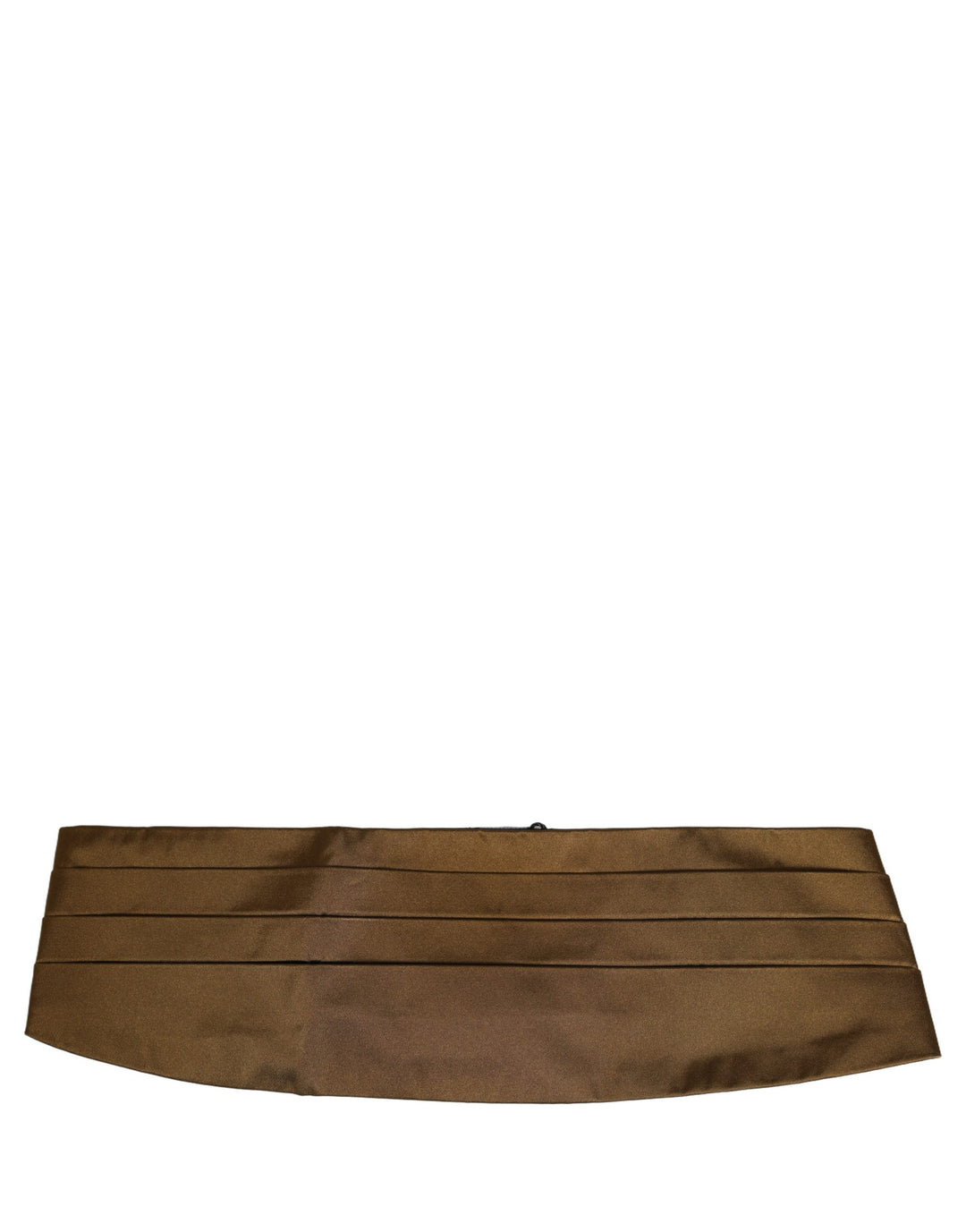 Dolce & Gabbana Brown Men 100% Silk Belt Waist Cummerbund