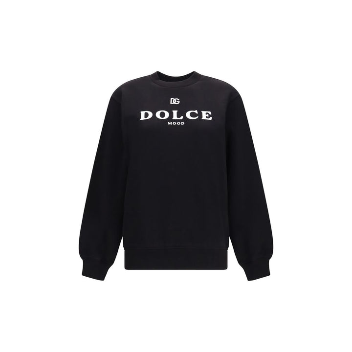 Dolce & Gabbana Black Cotton Sweatshirt